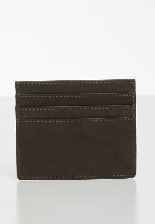 BOSSI - Leather antcch wallet - brown