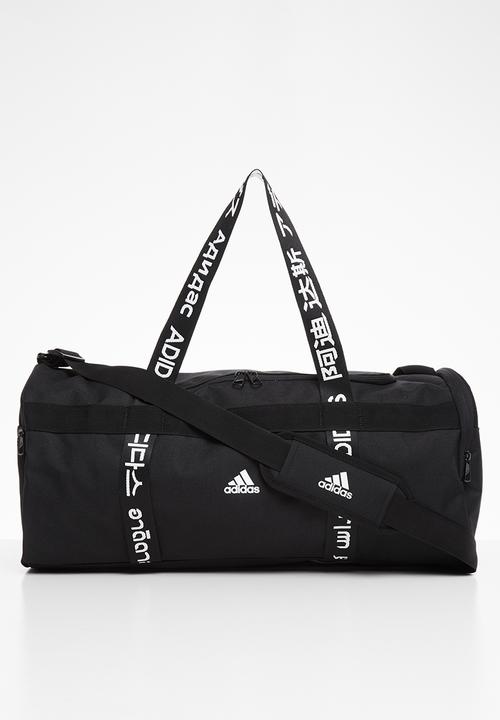 adidas Performance - 4athlts duffel bag  - black & white 