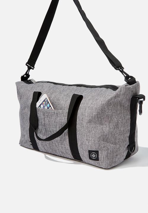 LOST - Transit duffle bag - grey crosshatch