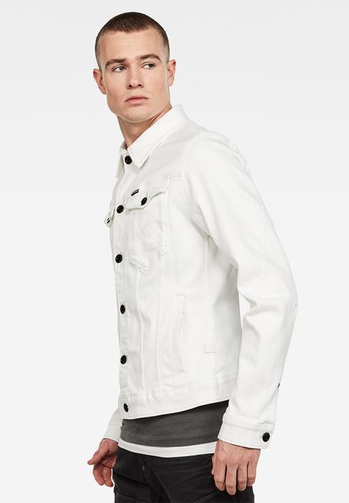 G-STAR - Arc 3D slim fit jacket - off white