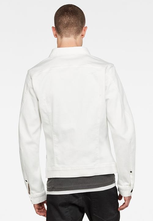 G-STAR - Arc 3D slim fit jacket - off white