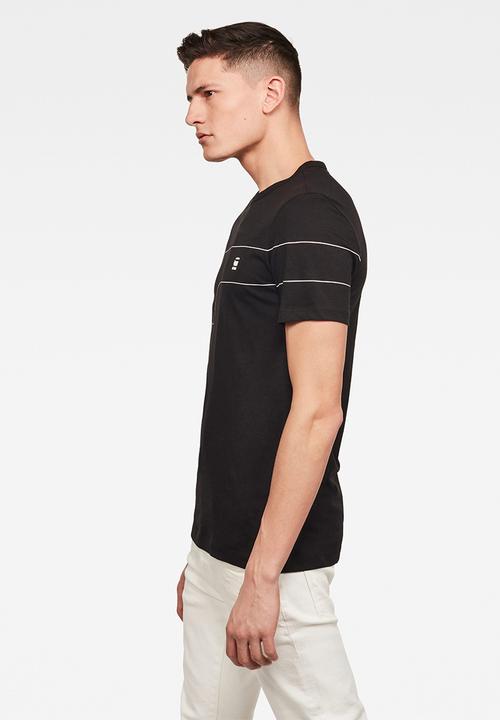 G-STAR - One gr slim short sleeve tee - black