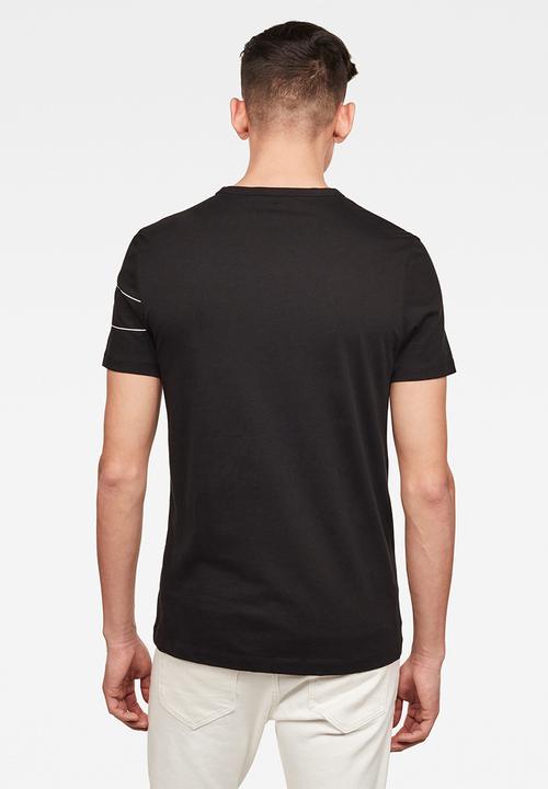 G-STAR - One gr slim short sleeve tee - black