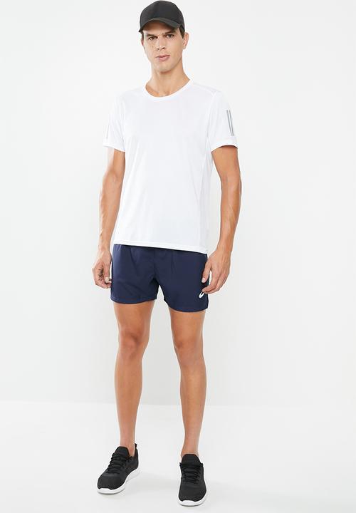 ASICS - Silver 5inch shorts - navy