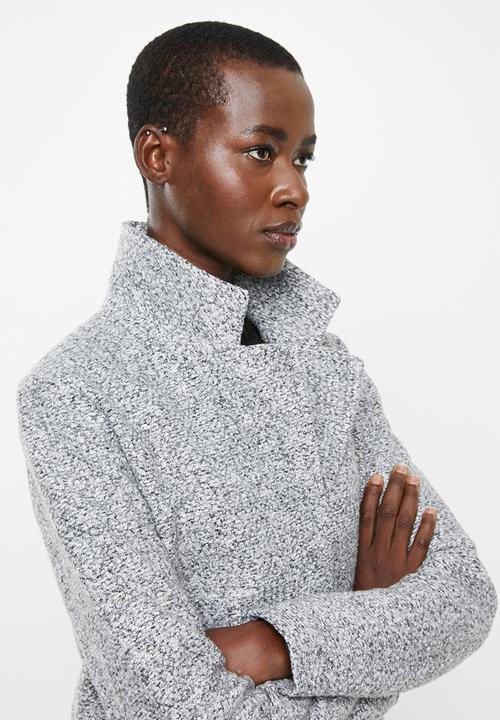 ONLY - Larya melange coat - light grey