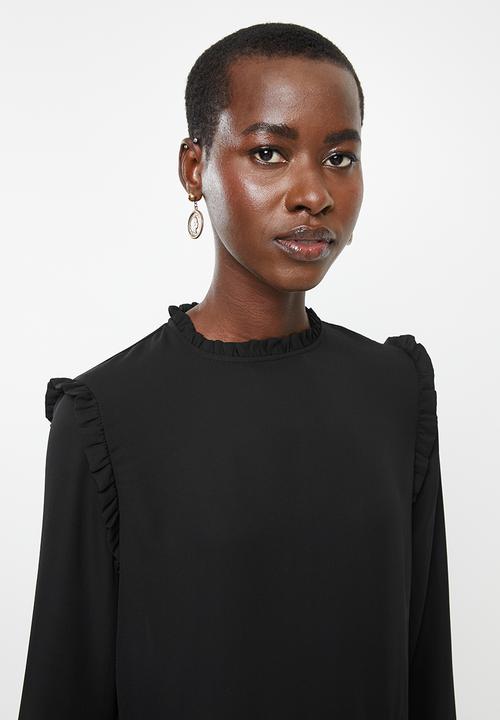 ONLY - Ella long sleeve top - black