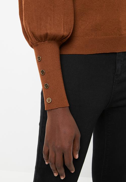 ONLY - Julia rollneck pullover - brown