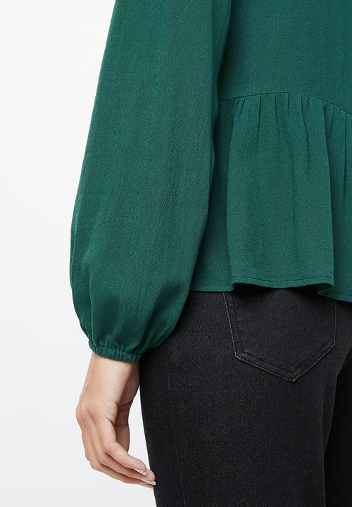 edit - Peasant blouse - green