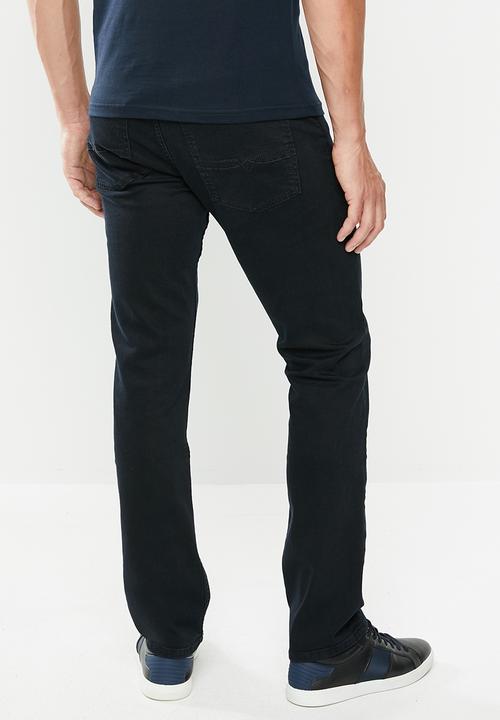 POLO - Hugo straight leg denim - black