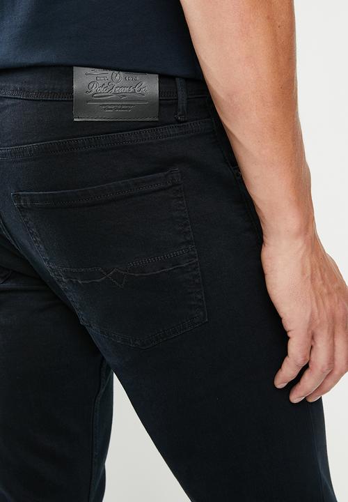 POLO - Hugo straight leg denim - black