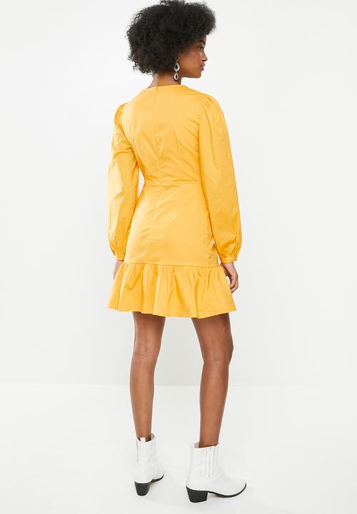 Glamorous - Drop waist long sleeve - marigold
