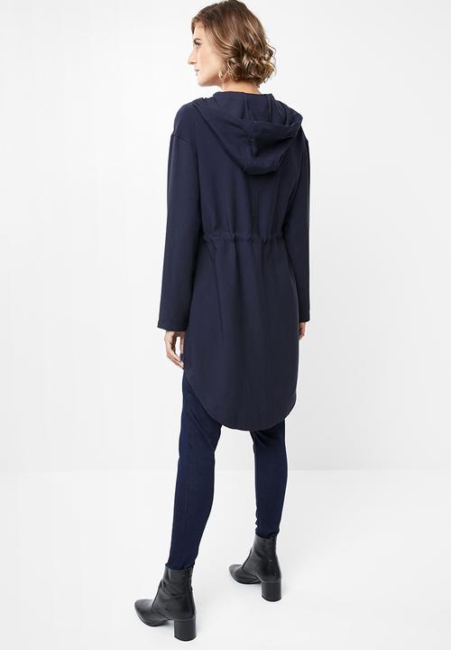 edit - Hooded lightweight parka - navy