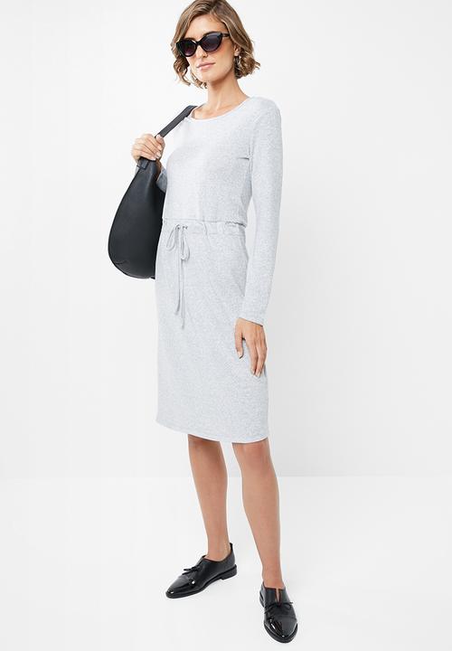 edit - Drawcord dress - grey