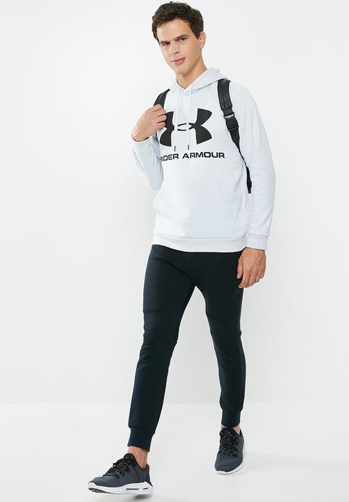 Under Armour - Rival sportstyle logo hoodie - grey