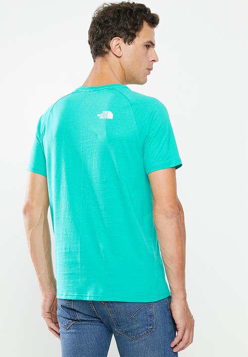 The North Face - Redbox raglan short sleeve tee - green
