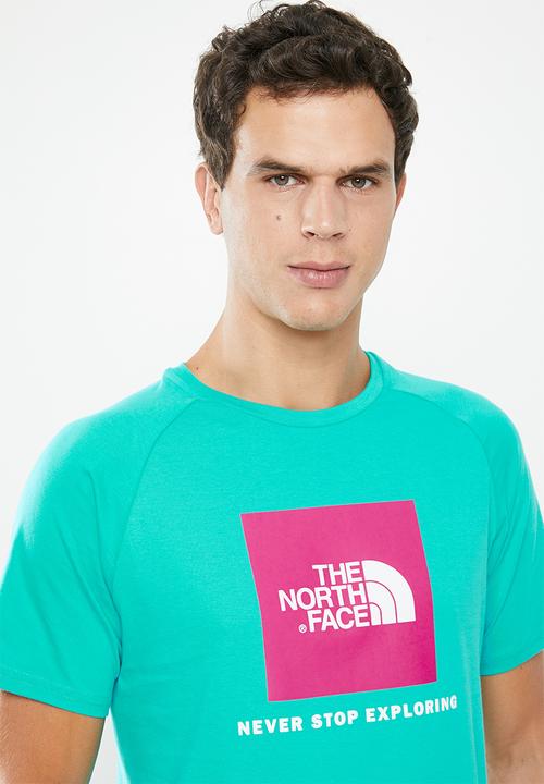 The North Face - Redbox raglan short sleeve tee - green