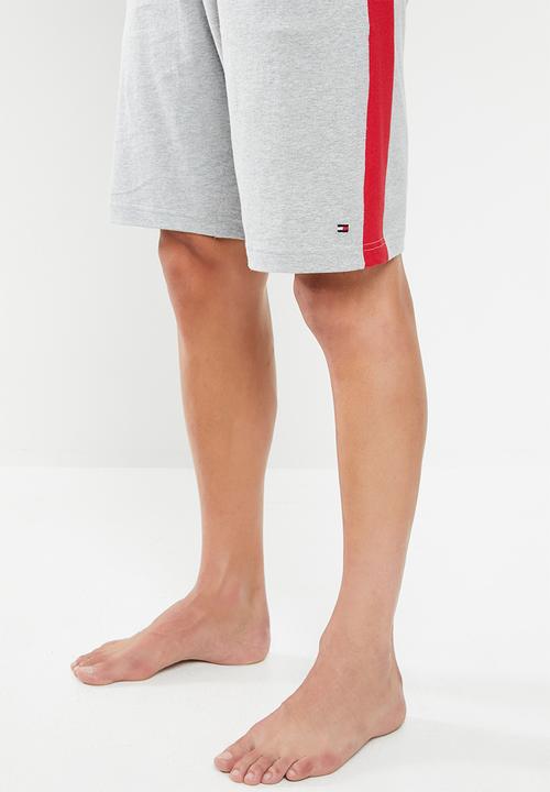 Tommy Hilfiger - Jersey panel short - grey & red