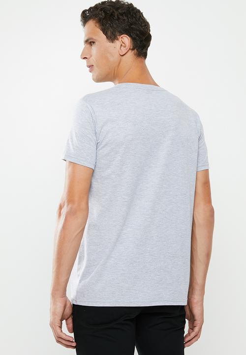 O'Neill - Jacks base v-neck short sleeve tee - grey
