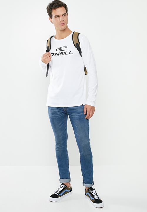 O'Neill - Locked up long sleeve tee - white
