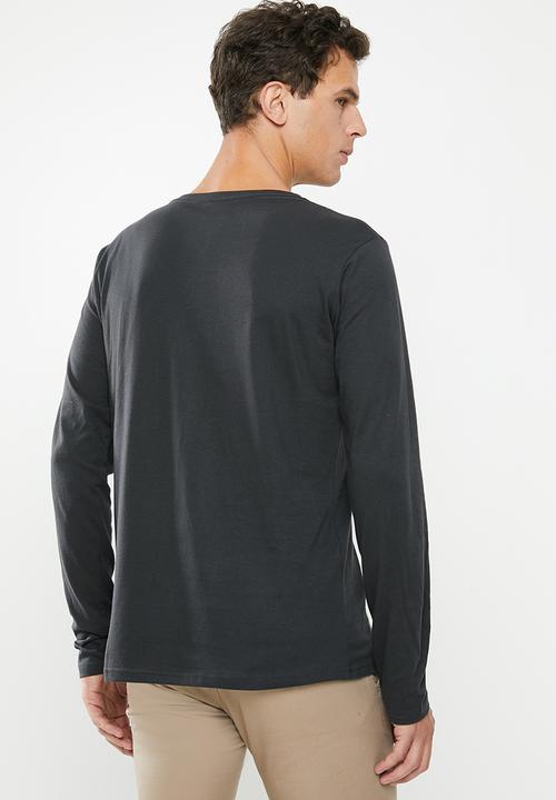 O'Neill - Locked up long sleeve tee - charcoal