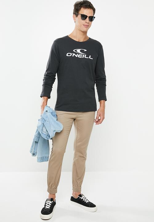 O'Neill - Locked up long sleeve tee - charcoal