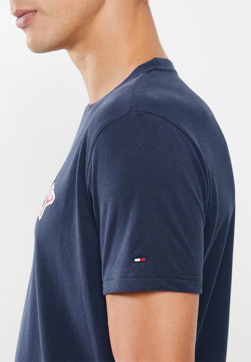 Tommy Hilfiger - Essential short sleeve tee logo - navy