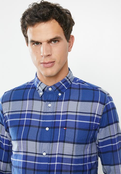 Tommy Hilfiger - Classic tartan shirt - blue