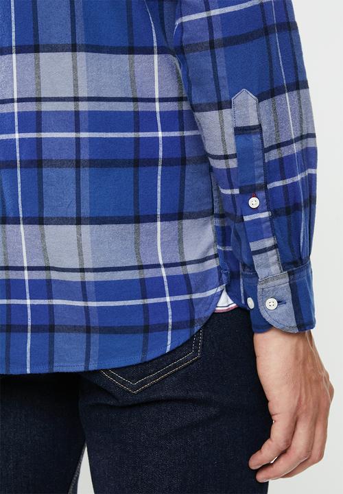 Tommy Hilfiger - Classic tartan shirt - blue