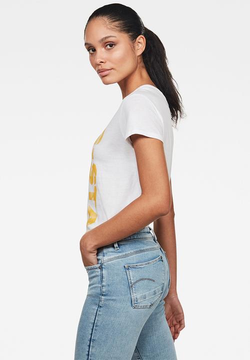 G-STAR - Graphic gyre short sleeve tee - white