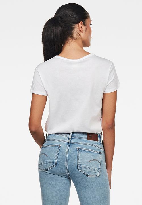 G-STAR - Graphic gyre short sleeve tee - white