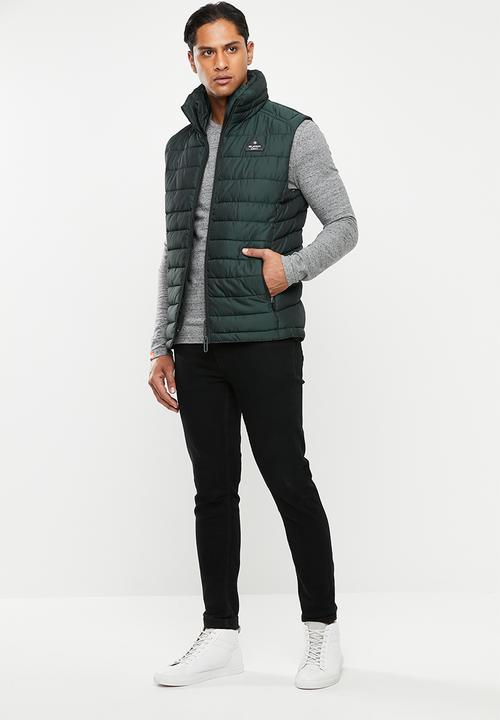 Superdry. - Double zip fuji gilet - green