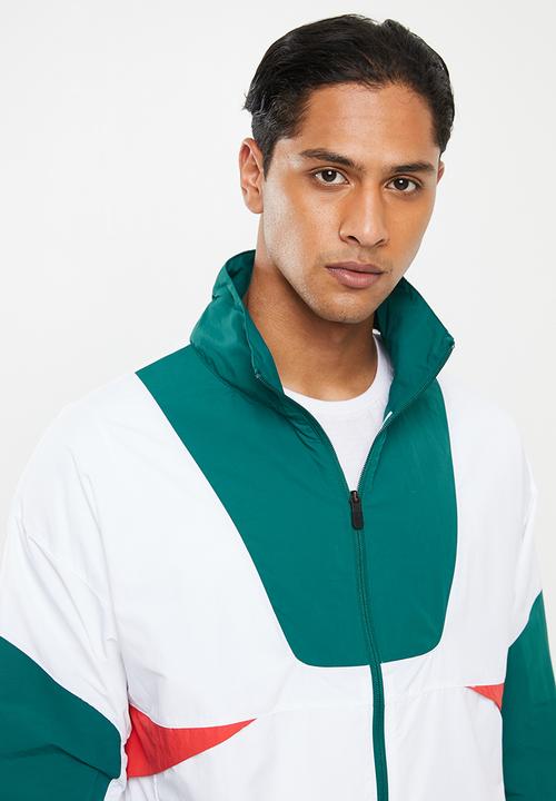 Reebok - MYT woven jacket - teal & white