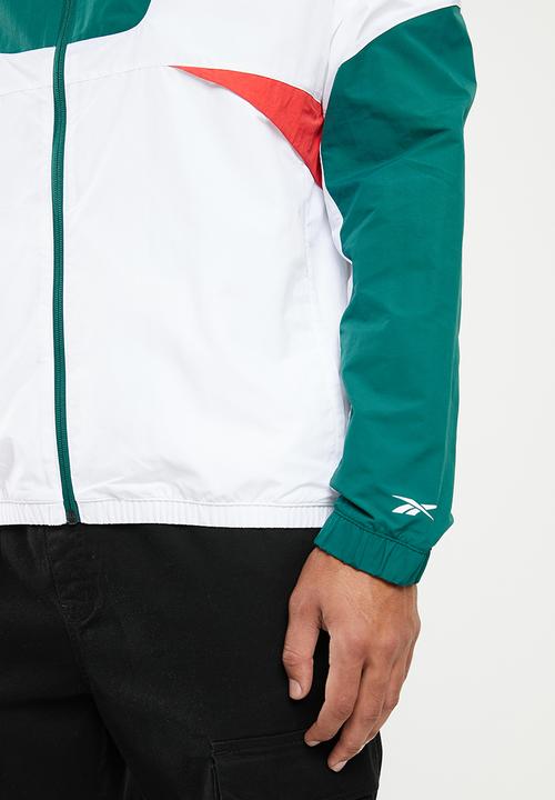 Reebok - MYT woven jacket - teal & white
