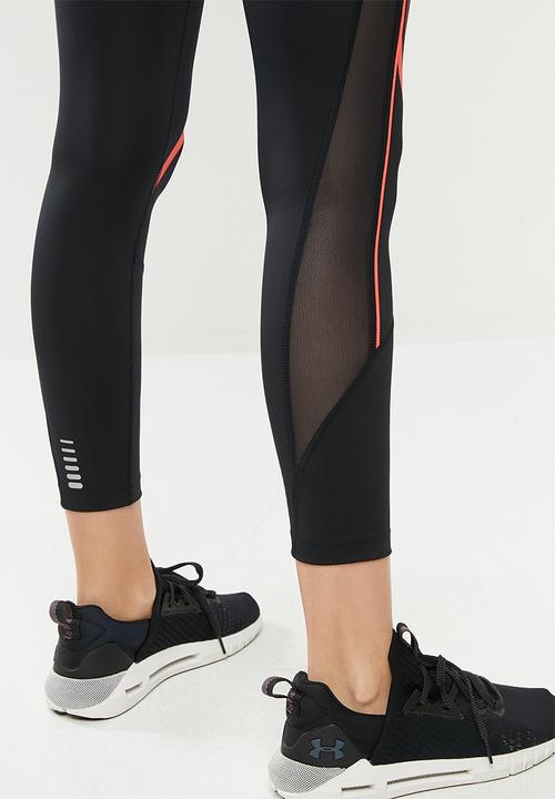 Under Armour - Qualifier speed pocket graphic crop leggings  - black