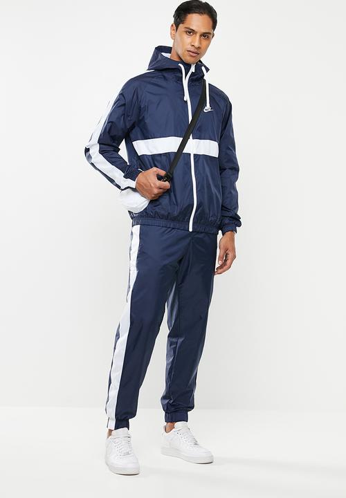 Nike - Nike sportswear tracksuit - navy & white