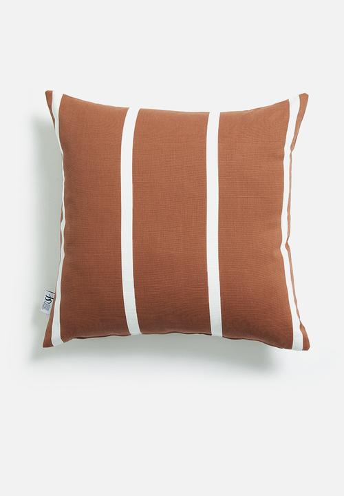 Sixth Floor - Vert cushion cover - rust