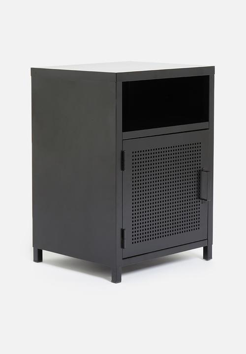 Basics - Isaiah bedside table - black