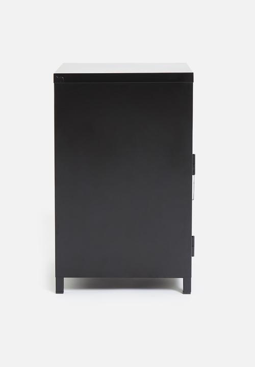 Basics - Isaiah bedside table - black