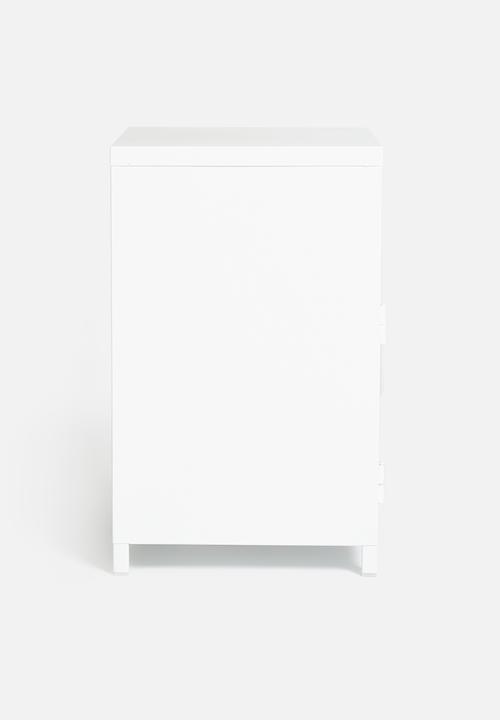Basics - Isaiah bedside table - white