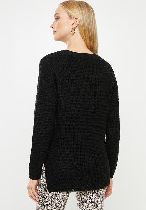 Vero Moda - Leanna o-neck blouse - black