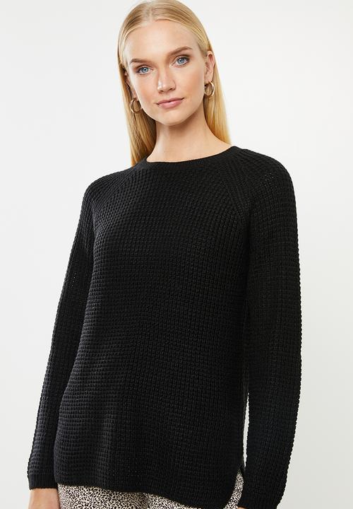 Vero Moda - Leanna o-neck blouse - black