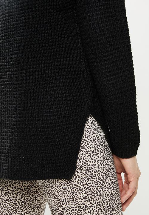 Vero Moda - Leanna o-neck blouse - black
