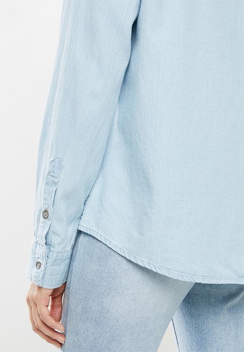 Cotton On - Denim shirt - washed light blue