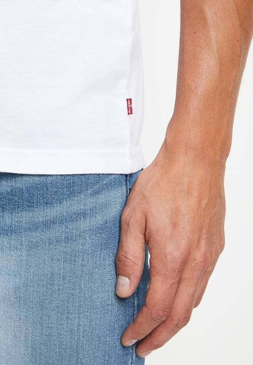 Levi’s® - Relaxed fit graphic 90s serif tee - white