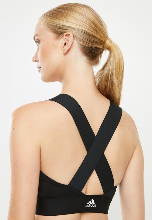 adidas Performance - TKO crop top - black & white