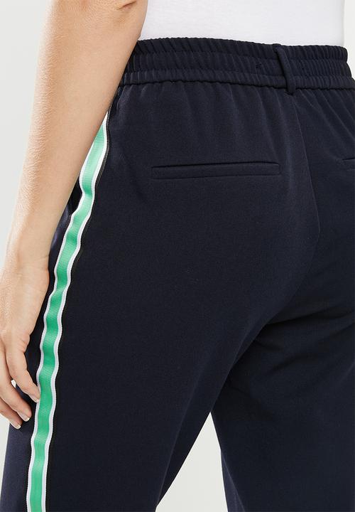 Vero Moda - Maya mr loose tape pants - navy