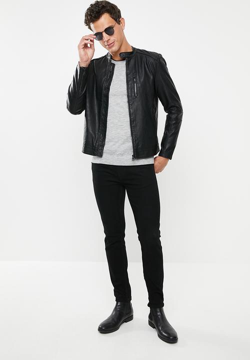 Only & Sons - Biker jacket - black 