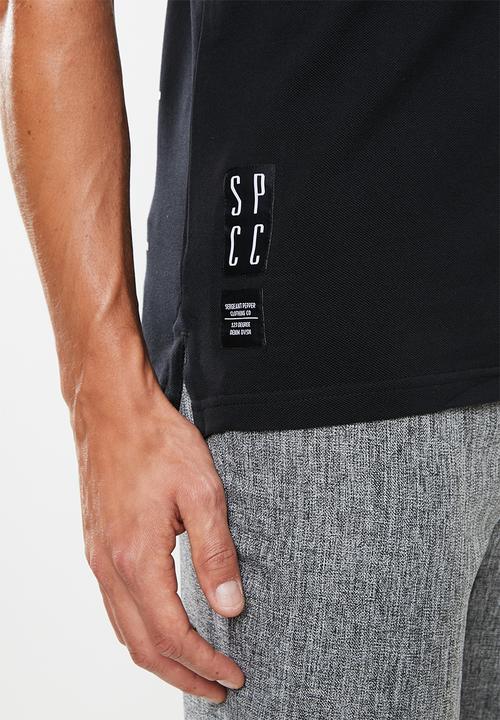 S.P.C.C - Braddock pique golfer - black
