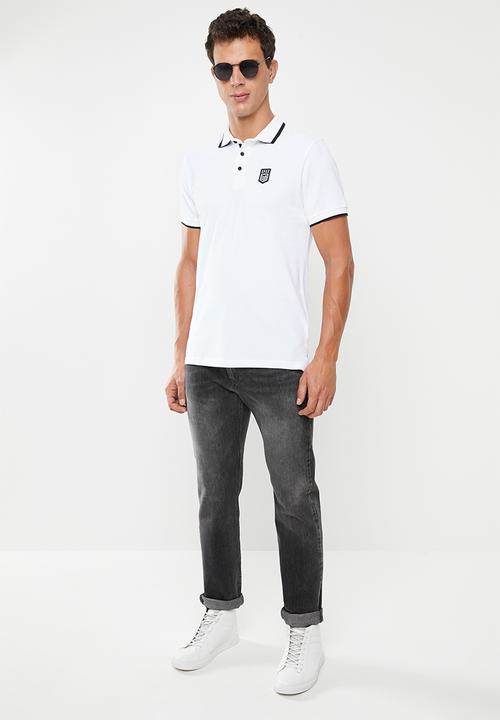 S.P.C.C - Braddock pique golfer - white