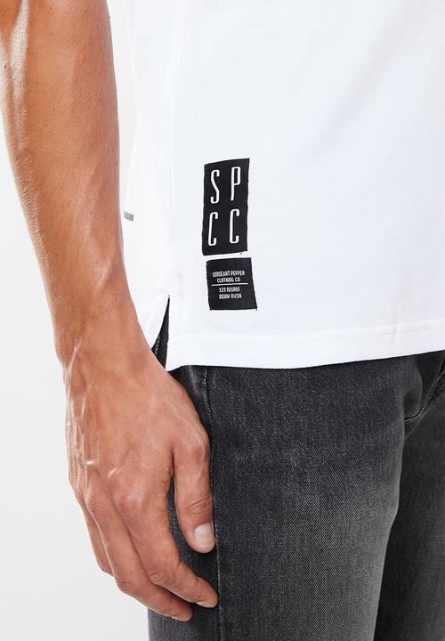 S.P.C.C - Braddock pique golfer - white